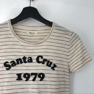 J. Crew Hi-Fi Applique Santa Cruz 1979 T-Shirt
